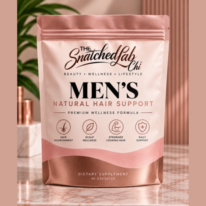 Men's Natural Hair Support product packaging